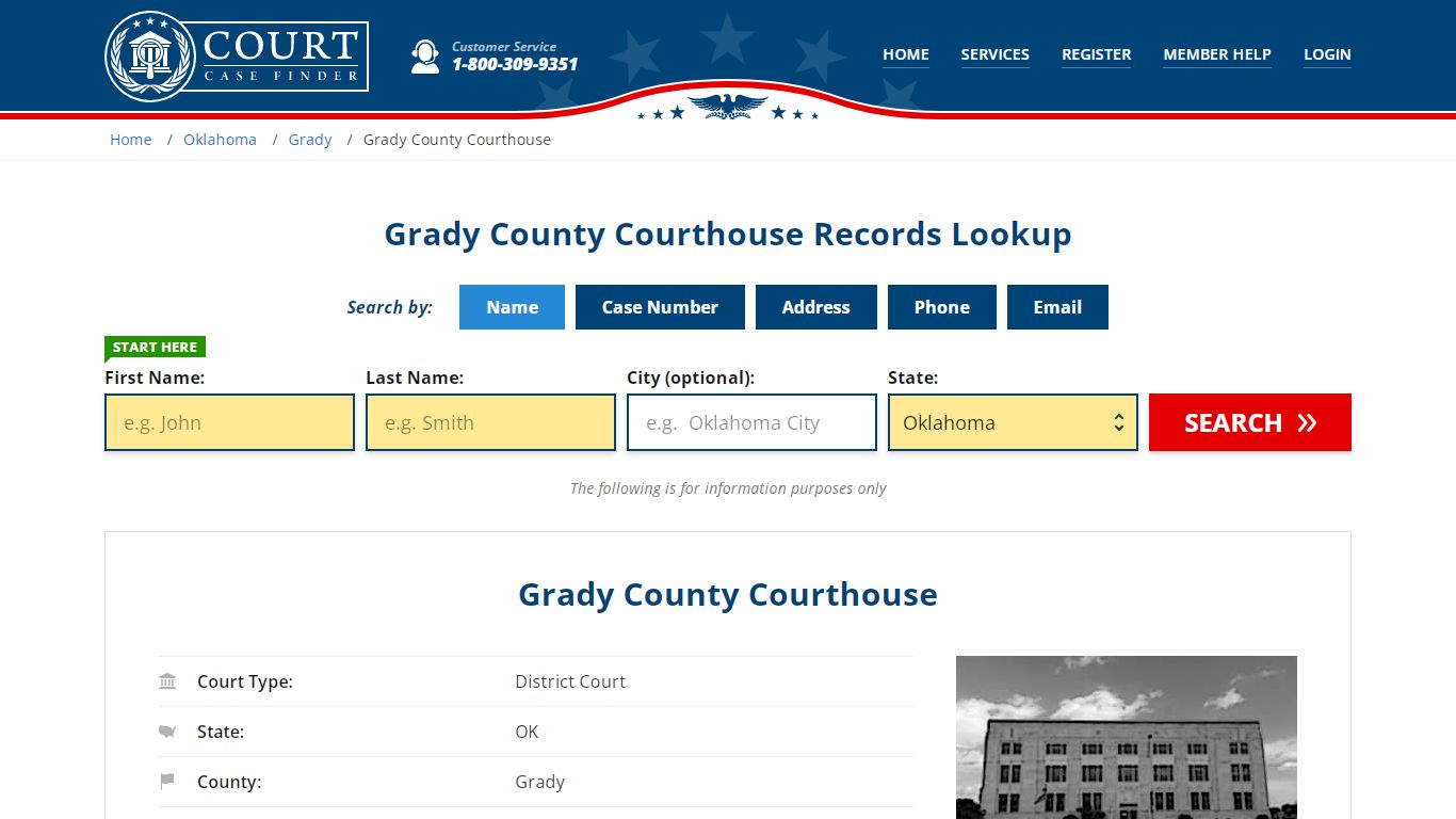 Grady County Courthouse Records | Chickasha, Grady County, OK Court ...